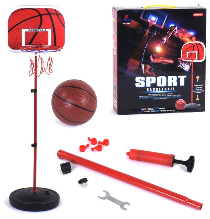 Набор для игры в баскетбол Sport YF Toys баскетбольная стойка мяч щит с кольцом сеткой для дома и двора 3 уровня (Т1011)
Набор для игры в баскетбол Sport YF Toys баскетбольная стойка мяч щит с кольцом сеткой для дома и двора 3 уровня (Т1011)