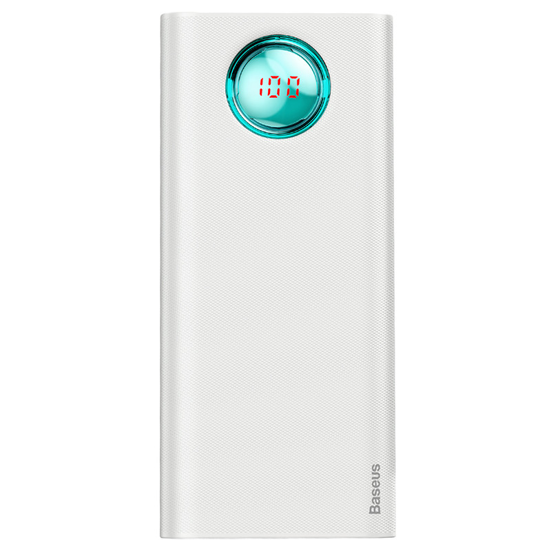Повербанк BASEUS Amblight Quick charge powerbank 20000mAh |2USB/Type-C/Lightning, PD3.0/QC3.0, 3A/18W|. White
Повербанк BASEUS Amblight Quick charge powerbank 20000mAh |2USB/Type-C/Lightning, PD3.0/QC3.0, 3A/18W|. White