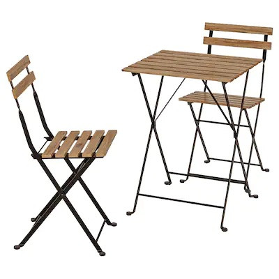 Садовый стол + 2 стула ikea tarno складной Черный/Светло-коричневый (698.984.15)
Садовый стол + 2 стула ikea tarno складной Черный/Светло-коричневый (698.984.15)