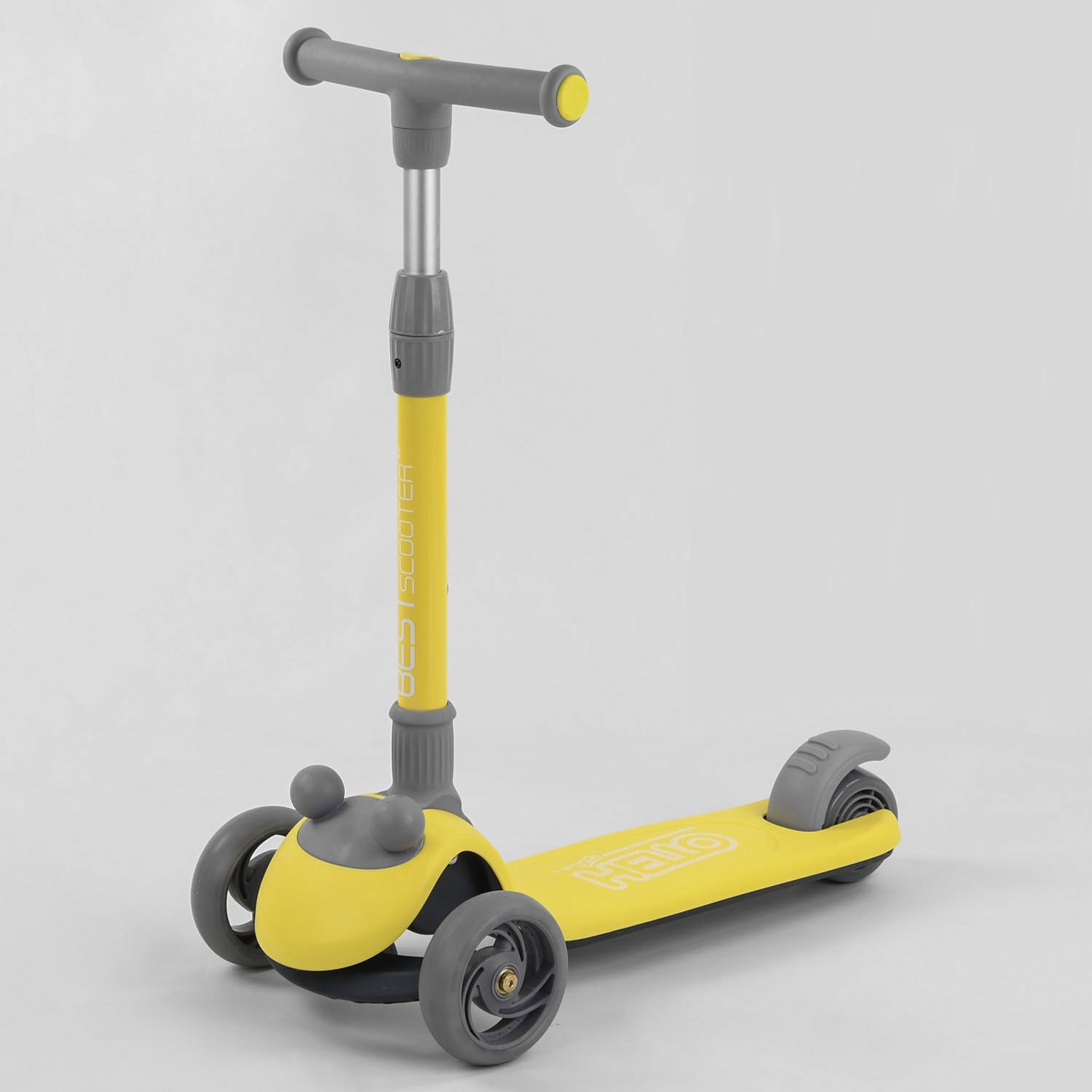 Самокат трехколесный Best Scooter складной алюминиевый руль, 3 колеса PU со светом Yellow/Grey (102028)
Самокат трехколесный Best Scooter складной алюминиевый руль, 3 колеса PU со светом Yellow/Grey (102028)