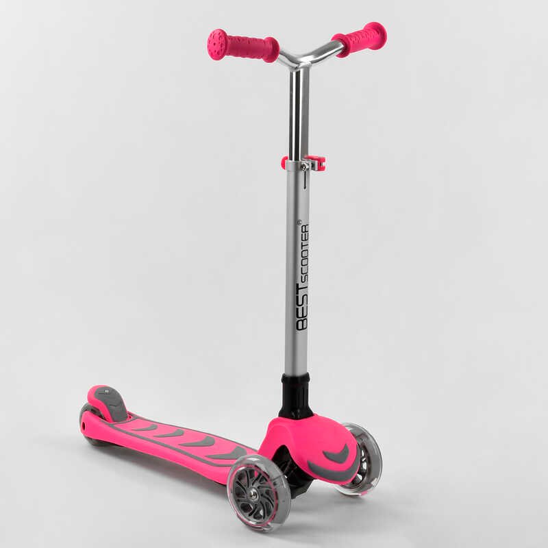 Самокат трехколесный Best Scooter складной алюминиевый руль, 4 колеса PU со светом Pink (102317)
Самокат трехколесный Best Scooter складной алюминиевый руль, 4 колеса PU со светом Pink (102317)