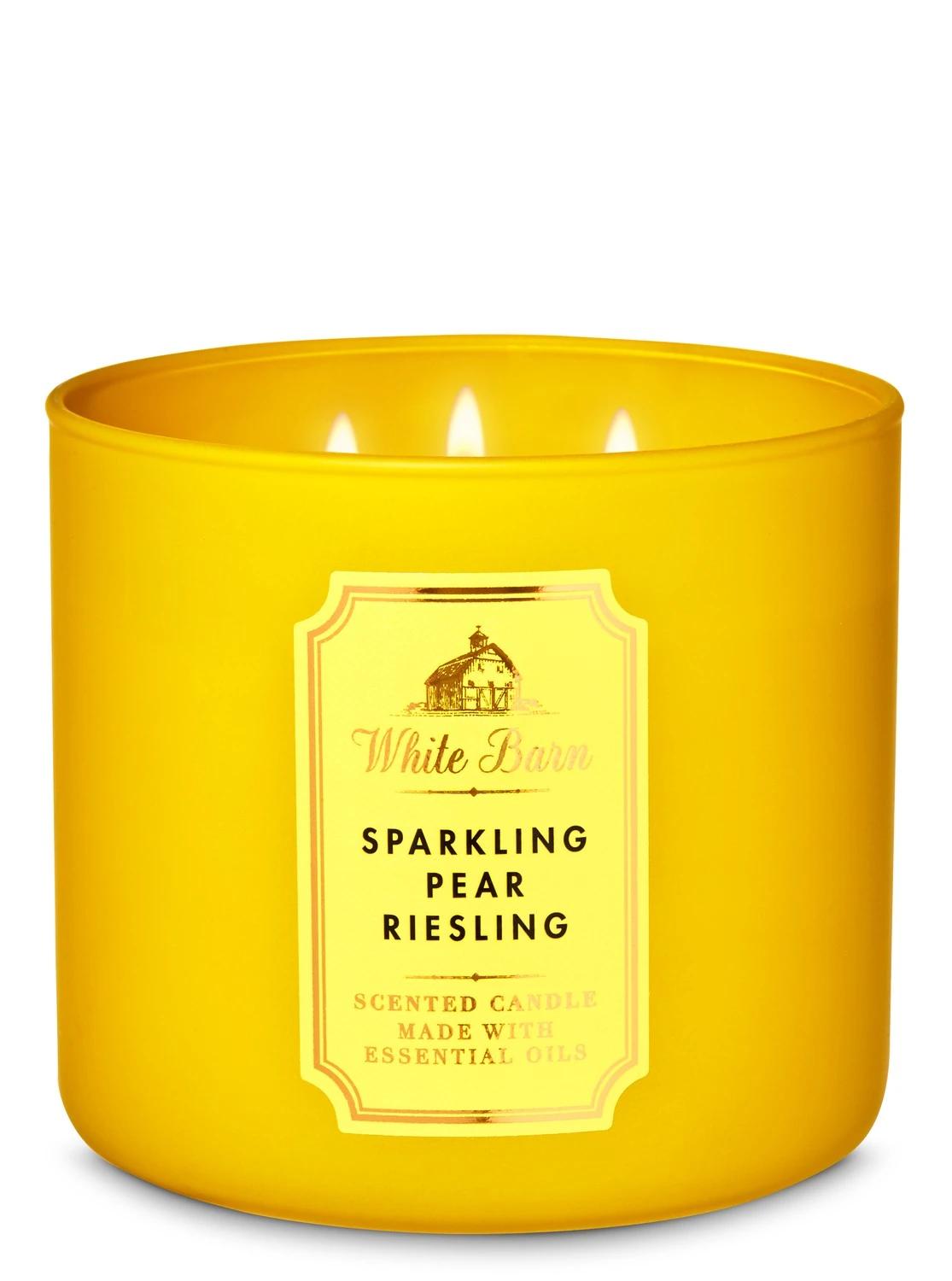 Свеча ароматизированная SPARKLING PEAR RIESLING Bath & Body Works BBW0084W 411 г Оливково-жёлтый
Свеча ароматизированная SPARKLING PEAR RIESLING Bath & Body Works BBW0084W 411 г Оливково-жёлтый