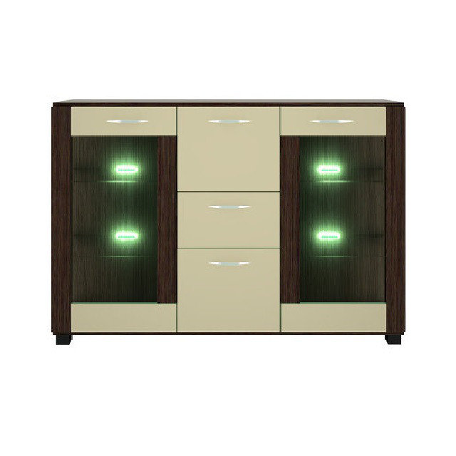 Комод витрина в гостиную из ДСП+МДФ New York-4 Blonski Венге магия+сахара глянец
Комод витрина в гостиную из ДСП+МДФ New York-4 Blonski Венге магия+сахара глянец