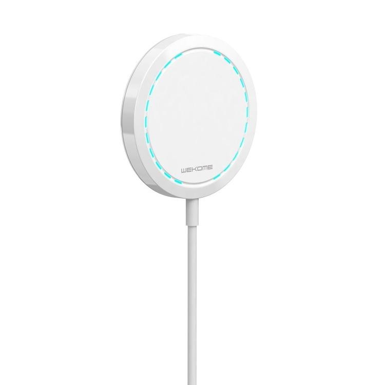 Беспроводное зарядное устройство WK Design Magnet Wireless Charger with Light (ABS Shell) 15W White (WP-U92)
Беспроводное зарядное устройство WK Design Magnet Wireless Charger with Light (ABS Shell) 15W White (WP-U92)