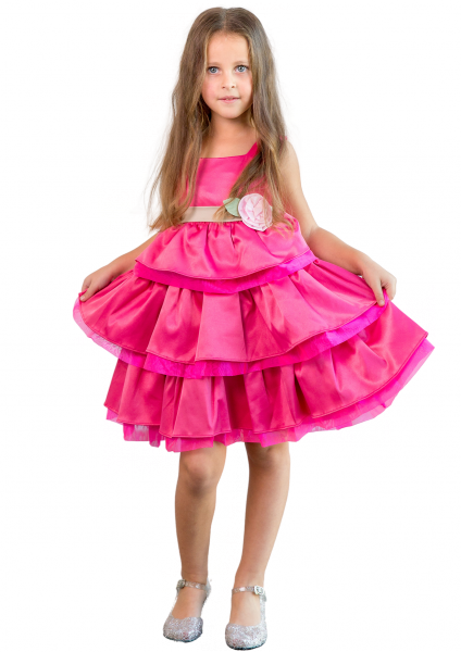 Праздничное платье на девочку с воланами на юбке 5 лет (110 см) 3053-pink малиновый цвет
Праздничное платье на девочку с воланами на юбке 5 лет (110 см) 3053-pink малиновый цвет