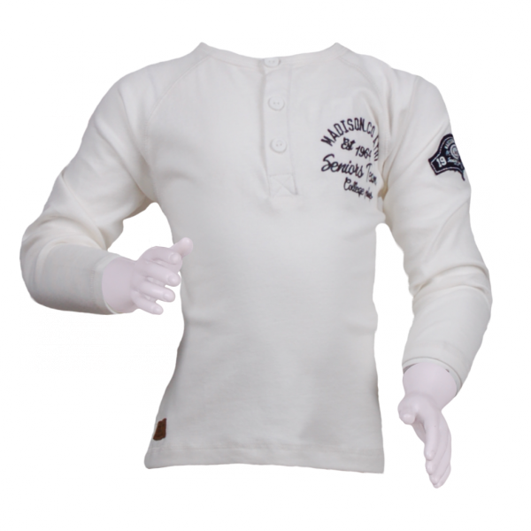 Футболка с длинными рукавами с надписью на груди 4 года (104 см) O 30139-white белый цвет
Футболка с длинными рукавами с надписью на груди 4 года (104 см) O 30139-white белый цвет