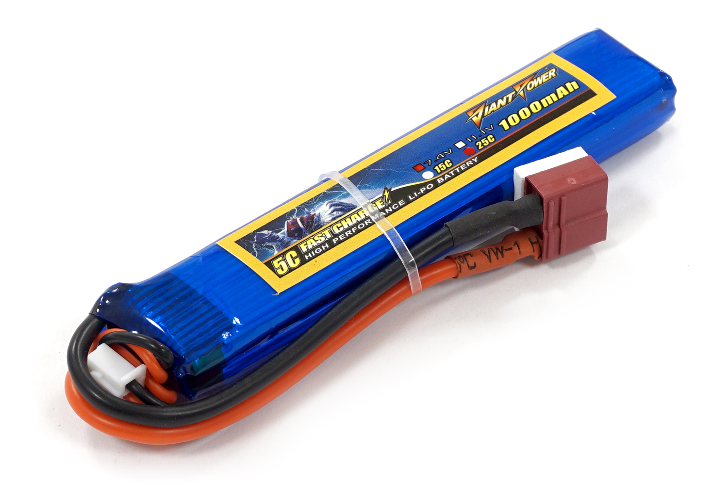 Аккумулятор для страйкбола Giant Power (Dinogy) Li-Pol 7.4V 2S 1000mAh 25C 11.5х20х103мм T-Plug
Аккумулятор для страйкбола Giant Power (Dinogy) Li-Pol 7.4V 2S 1000mAh 25C 11.5х20х103мм T-Plug