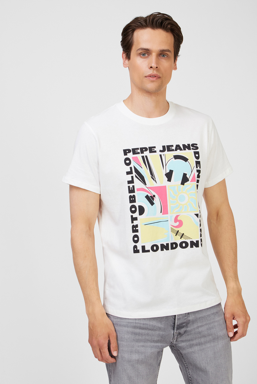 Мужская белая футболка MAC Pepe Jeans PM507765, Мужская белая футболка MAC Pepe Jeans L PM507765
Мужская белая футболка MAC Pepe Jeans PM507765, Мужская белая футболка MAC Pepe Jeans L PM507765