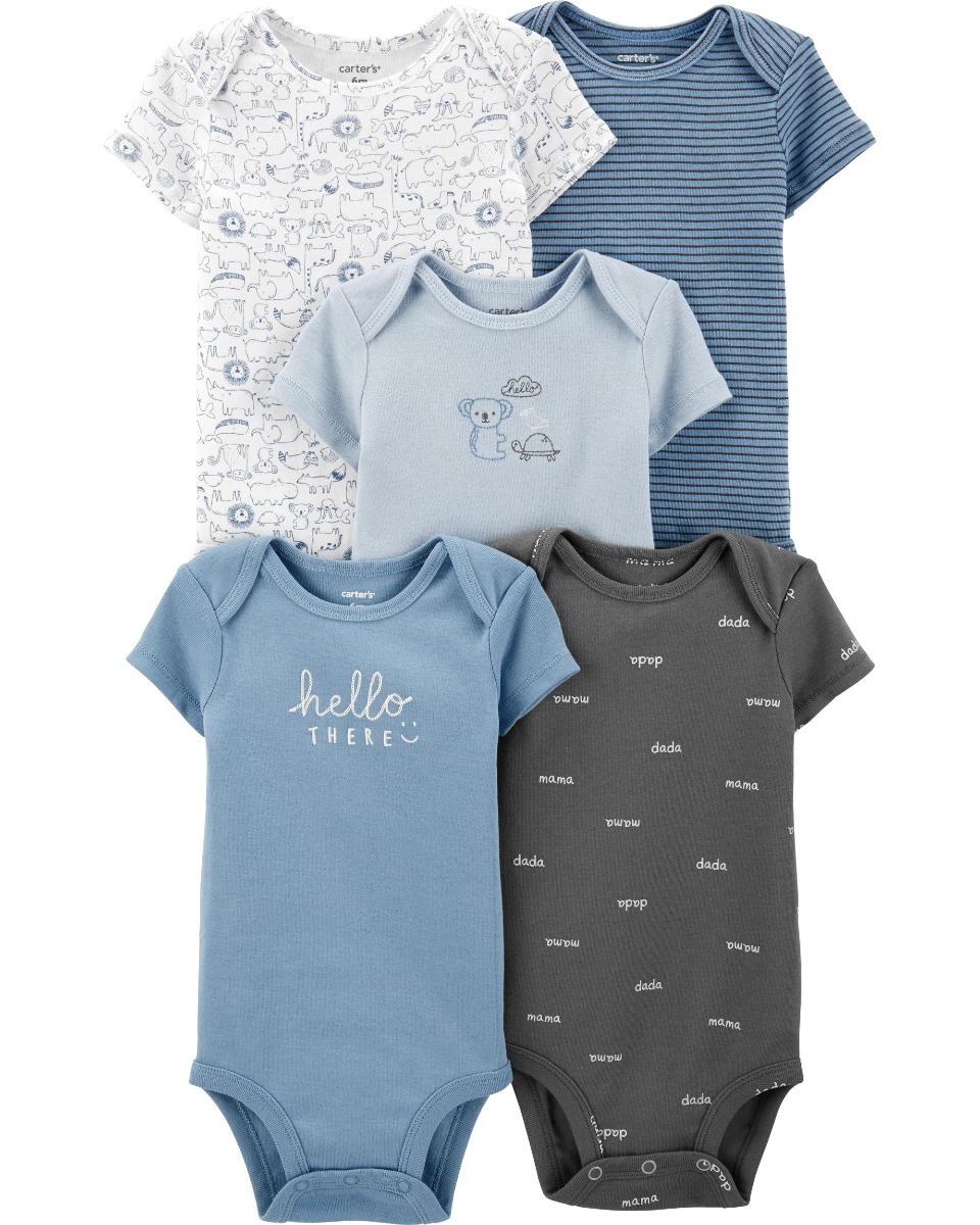 Набор Carters из пяти бодиков Animal Print Original Bodysuits72-78 см (размер 12М)
Набор Carters из пяти бодиков Animal Print Original Bodysuits72-78 см (размер 12М)