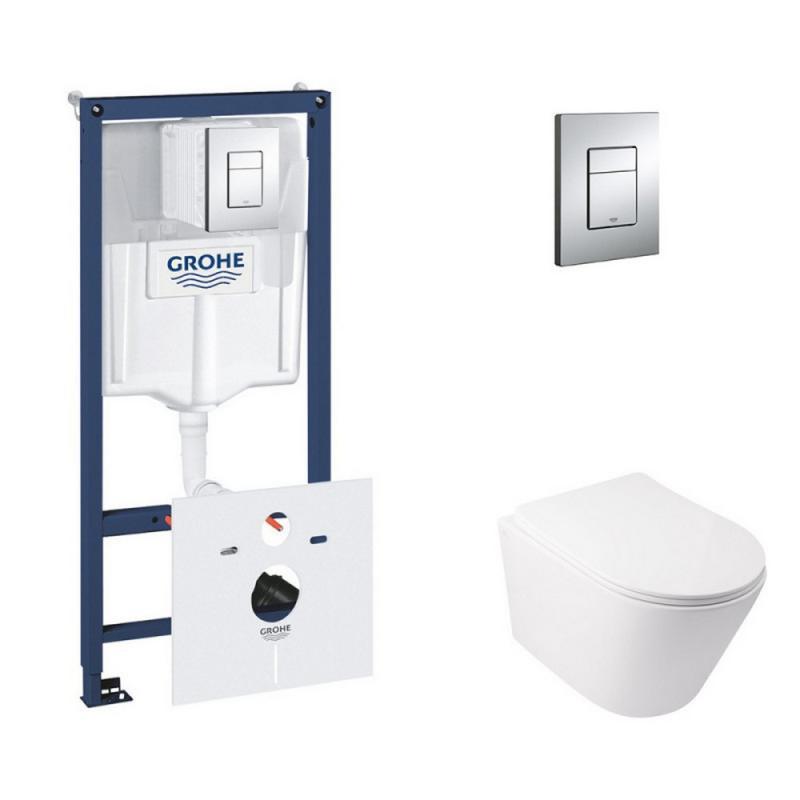 Набор инсталляция 5 в 1 Qtap Grohe Rapid SL унитаз с сиденьем Swan (38827000QT16335178W)
Набор инсталляция 5 в 1 Qtap Grohe Rapid SL унитаз с сиденьем Swan (38827000QT16335178W)