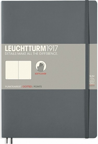 Блокнот Leuchtturm1917 Composition м'який В5 17,8 х 25,4 см в крапку антрацитовий
Блокнот Leuchtturm1917 Composition м'який В5 17,8 х 25,4 см в крапку антрацитовий