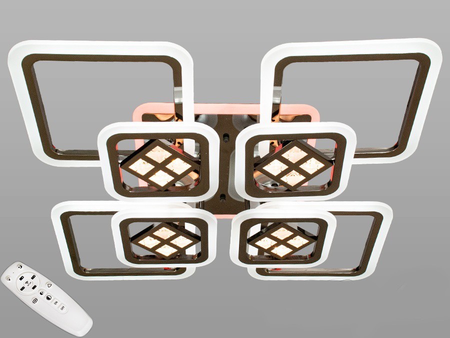 Потолочная LED-люстра AlexMosh с диммером и подсветкой 190W цвет черный хром (118 )
Потолочная LED-люстра AlexMosh с диммером и подсветкой 190W цвет черный хром (118 )