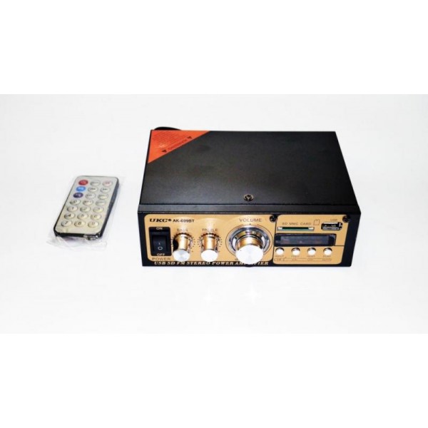 Усилитель звука для колонок UKC с Bluetooth и пультом управления FM радио светодиодный дисплей (AK699BT)
Усилитель звука для колонок UKC с Bluetooth и пультом управления FM радио светодиодный дисплей (AK699BT)