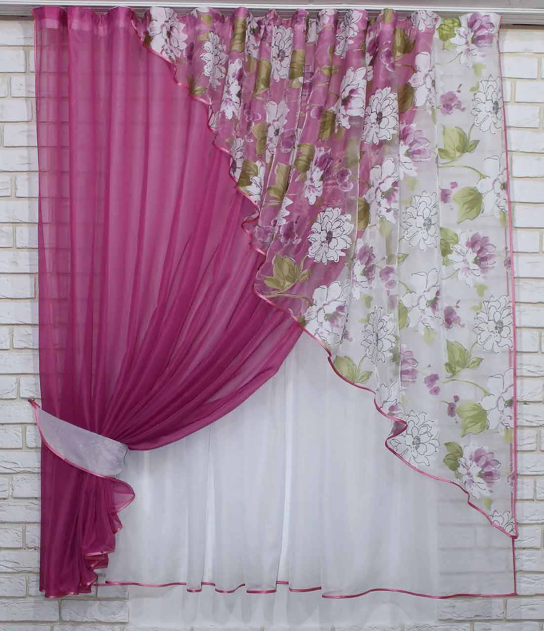 Кухонный комплект штор VR-Textil Пионы с подвязками, розовый с белым, 1,7 × 3 м (2289)
Кухонный комплект штор VR-Textil Пионы с подвязками, розовый с белым, 1,7 × 3 м (2289)