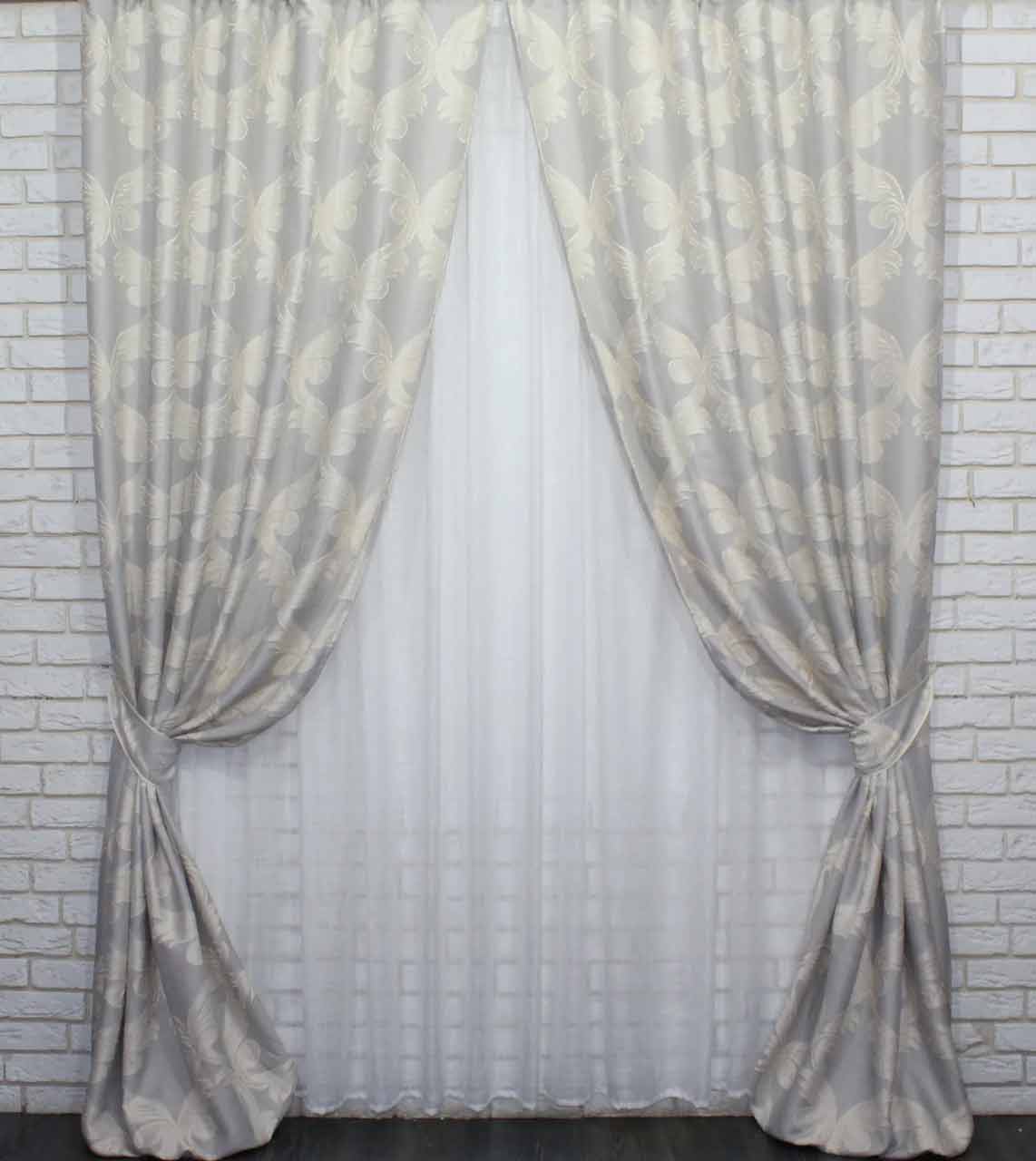 Шторы VR-Textil Корона Мария, лён рогожка, светло-серый, 2 шт 1,5 × 2,7 м (2266)
Шторы VR-Textil Корона Мария, лён рогожка, светло-серый, 2 шт 1,5 × 2,7 м (2266)