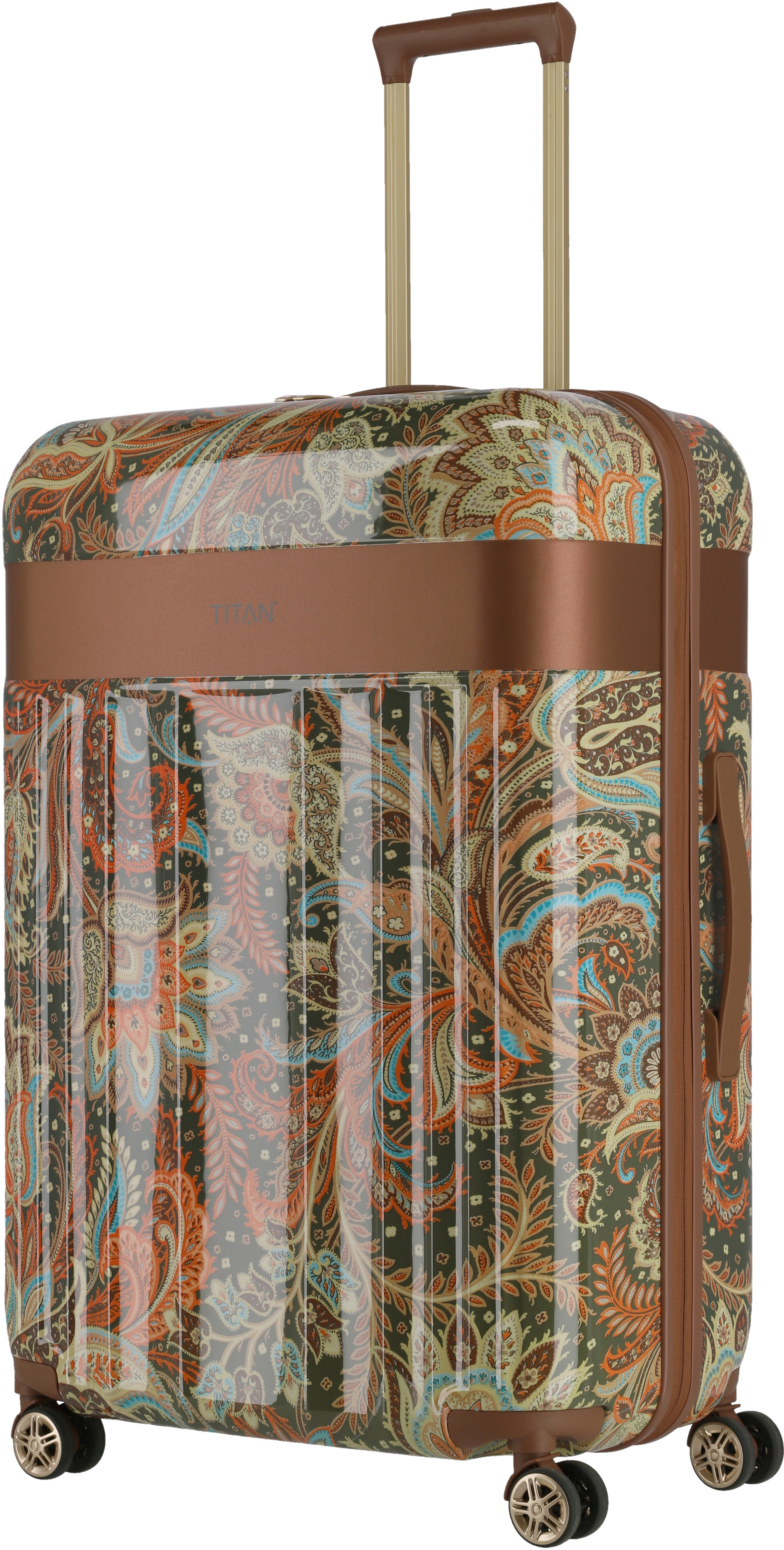 Чемодан Titan SPOTLIGHT FLASH/Paisley Bronze Валіза на 4 колесах L (102л,3,8кг) (51x76x30см) Ti831404-59
Чемодан Titan SPOTLIGHT FLASH/Paisley Bronze Валіза на 4 колесах L (102л,3,8кг) (51x76x30см) Ti831404-59