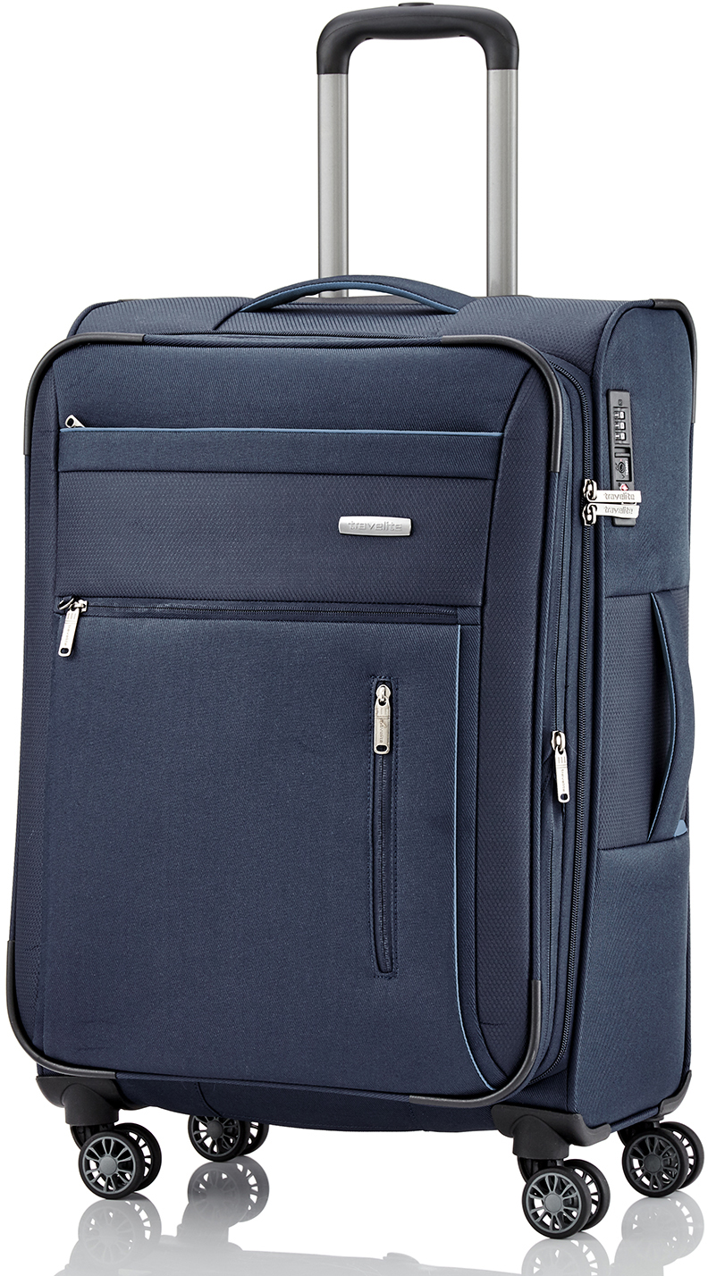 Чемодан Travelite CAPRI/Navy на 4 колесах M exp. (67/77л,3,1кг) (42x66x26/30см) TL089848-19
Чемодан Travelite CAPRI/Navy на 4 колесах M exp. (67/77л,3,1кг) (42x66x26/30см) TL089848-19