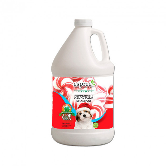 Шампунь для собак с ароматом конфеты Peppermint Candy Cane Shampoo 3,79 л Espree BGL-ES-51
Шампунь для собак с ароматом конфеты Peppermint Candy Cane Shampoo 3,79 л Espree BGL-ES-51