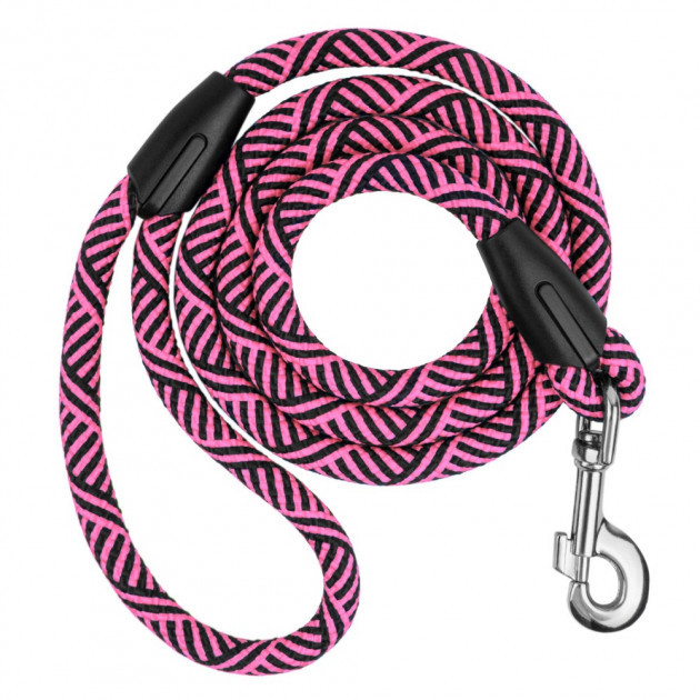 Поводок для Собак Bronzedog Active из Альпинистского Шнура Черно-Розовый 12 мм 152 см (56177)
Поводок для Собак Bronzedog Active из Альпинистского Шнура Черно-Розовый 12 мм 152 см (56177)