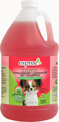 Супер концентрированный шампунь ESPREE Strawberry Lemonade Shampoo для профессиональных грумеров 3,79 л
Супер концентрированный шампунь ESPREE Strawberry Lemonade Shampoo для профессиональных грумеров 3,79 л
