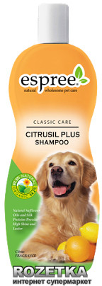 Шампунь Espree Citrusil Plus Shampoo для лечения и профилактики укусов насекомых у собак 355 мл (e00001)
Шампунь Espree Citrusil Plus Shampoo для лечения и профилактики укусов насекомых у собак 355 мл (e00001)