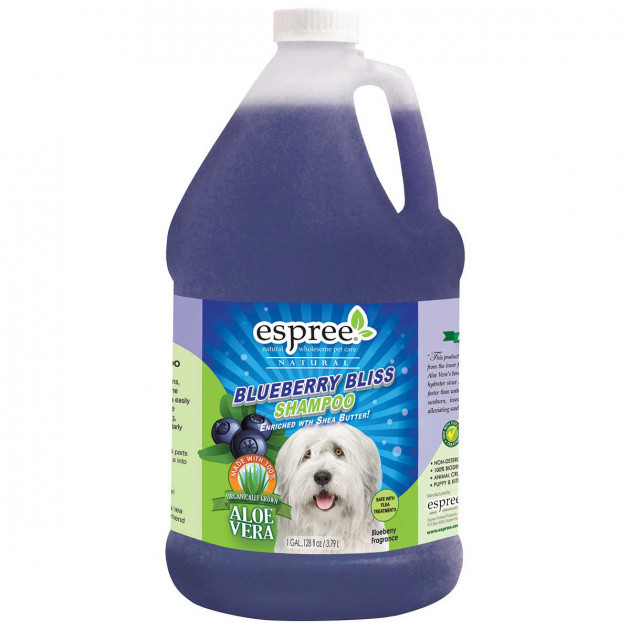 Шампунь для собак и котов Черничное блаженство с маслом Ши Blueberry Bliss Shampoo with Shea Butter 3, 79 л Espree BGL-ES-43
Шампунь для собак и котов Черничное блаженство с маслом Ши Blueberry Bliss Shampoo with Shea Butter 3, 79 л Espree BGL-ES-43