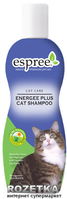 Шампунь Espree Energee Plus Cat Shampoo для котов суперочищающий 355 мл (e00359)
Шампунь Espree Energee Plus Cat Shampoo для котов суперочищающий 355 мл (e00359)