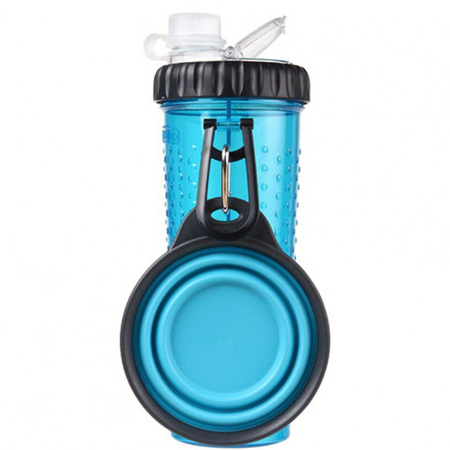 Бутылка двойная для воды и корма со складной миской 720 мл Snack DuO™ with Collapsible Cup голубой Dexas BGL-DX-28
Бутылка двойная для воды и корма со складной миской 720 мл Snack DuO™ with Collapsible Cup голубой Dexas BGL-DX-28