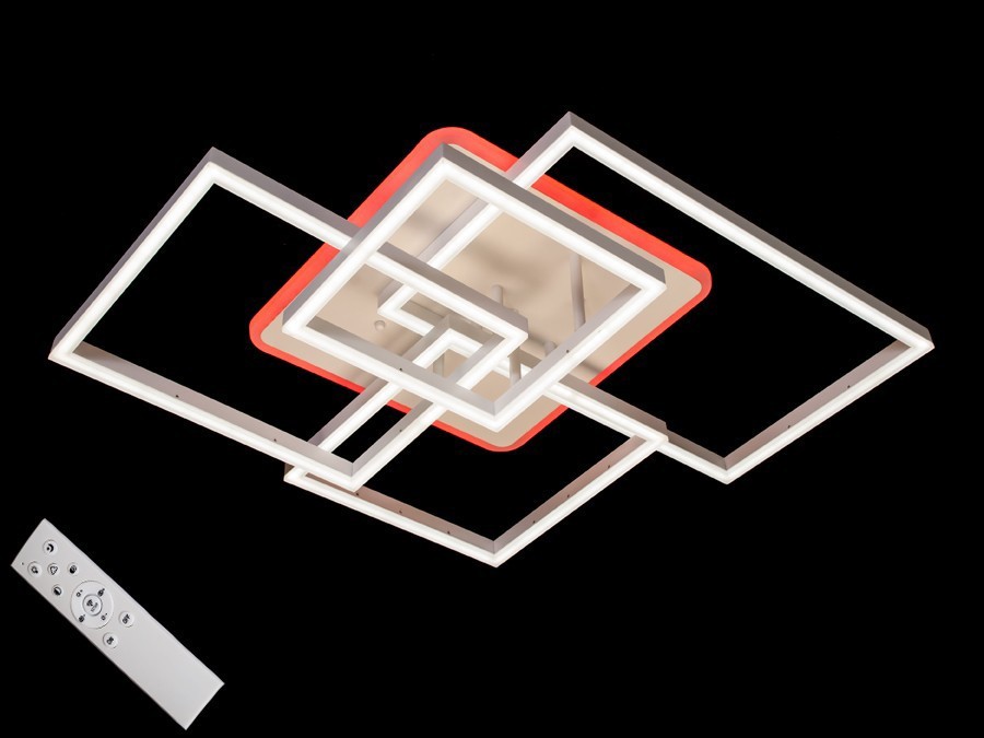 Потолочная LED люстра AlexMosh с диммером и подсветкой цвет белый 170W (115510)
Потолочная LED люстра AlexMosh с диммером и подсветкой цвет белый 170W (115510)