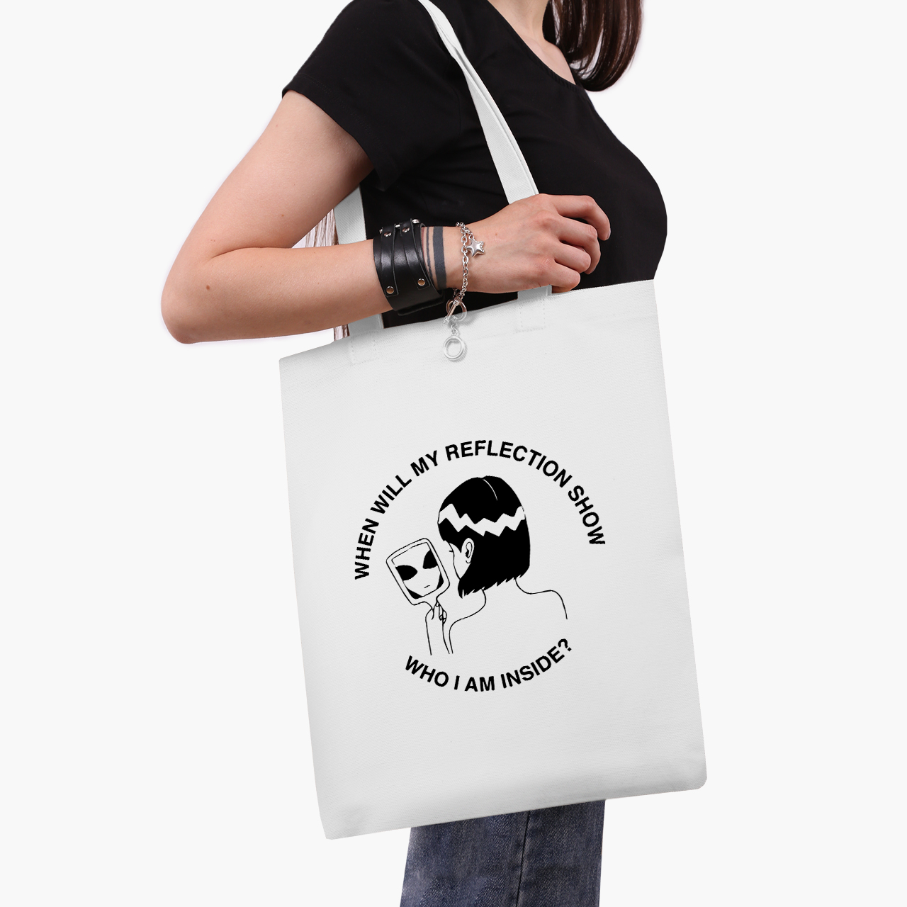 Эко сумка шоппер Why I am inside (9227-2847) 41x35 см Белый
Эко сумка шоппер Why I am inside (9227-2847) 41x35 см Белый