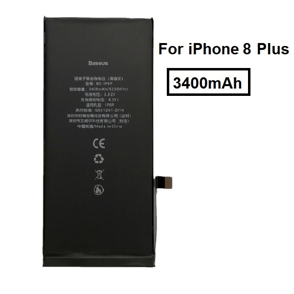 Аккумулятор Baseus для Apple iPhone 8 Plus Усиленный 3400 mAh (гарантія 6 міс.) Original PRC
Аккумулятор Baseus для Apple iPhone 8 Plus Усиленный 3400 mAh (гарантія 6 міс.) Original PRC