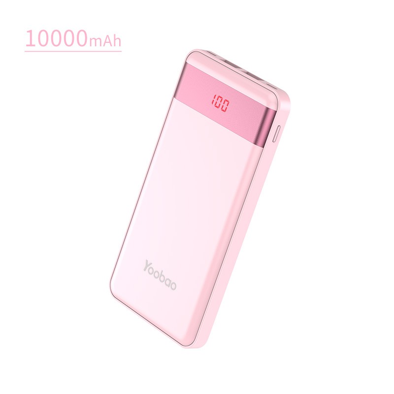 Портативная Универсальная батарея Power Bank YOOBAO 10000 mAh Розовый
Портативная Универсальная батарея Power Bank YOOBAO 10000 mAh Розовый
