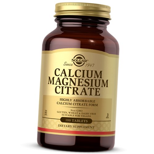 Цитрат Кальция и Магния, Calcium Magnesium Citrate, Solgar 100таб (36313189)
Цитрат Кальция и Магния, Calcium Magnesium Citrate, Solgar 100таб (36313189)