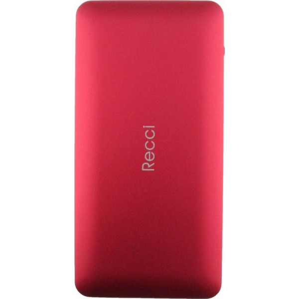 Портативная батарея 10000 mAh Recci RN-10000 Noble Power Bank Power IQ 2,1А Li-Pol Red
Портативная батарея 10000 mAh Recci RN-10000 Noble Power Bank Power IQ 2,1А Li-Pol Red
