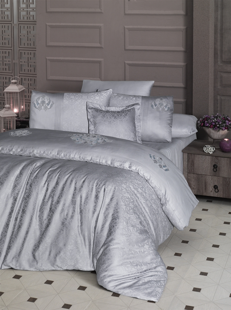 Постельное белье V.I.P Satin Moonlight 200 х 220 см Mirabel Gri First Choice k-1937-26
Постельное белье V.I.P Satin Moonlight 200 х 220 см Mirabel Gri First Choice k-1937-26