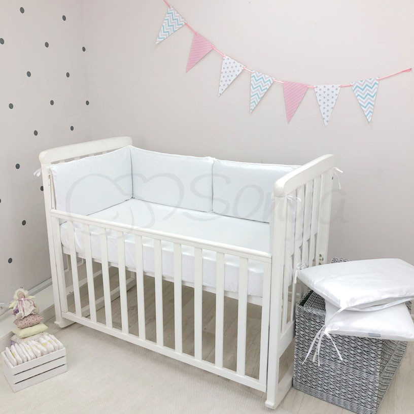 Комплект защита-бортики Маленькая соня Nice сатин стандарт защита+простынь детский белый 6шт арт.076132
Комплект защита-бортики Маленькая соня Nice сатин стандарт защита+простынь детский белый 6шт арт.076132