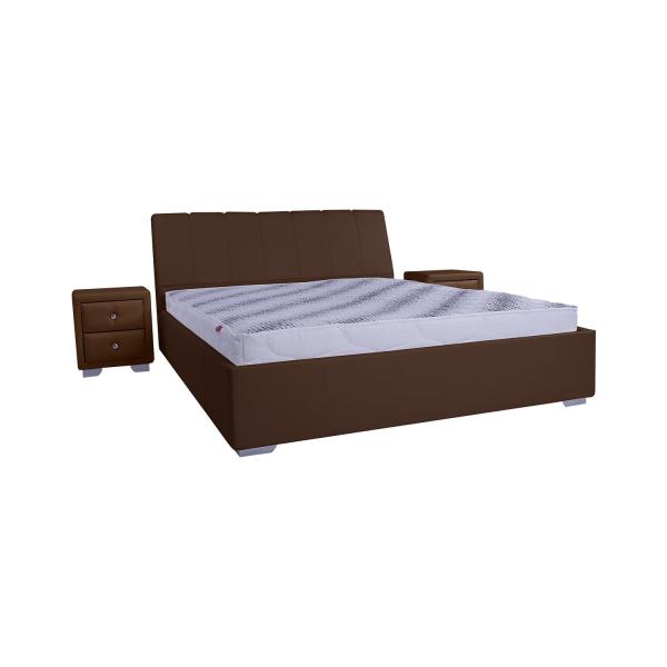 Кровать со съемным чехлом Zevs-M Релакс (металлический каркас) Boom 11 коричневая 180х200 
Кровать со съемным чехлом Zevs-M Релакс (металлический каркас) Boom 11 коричневая 180х200