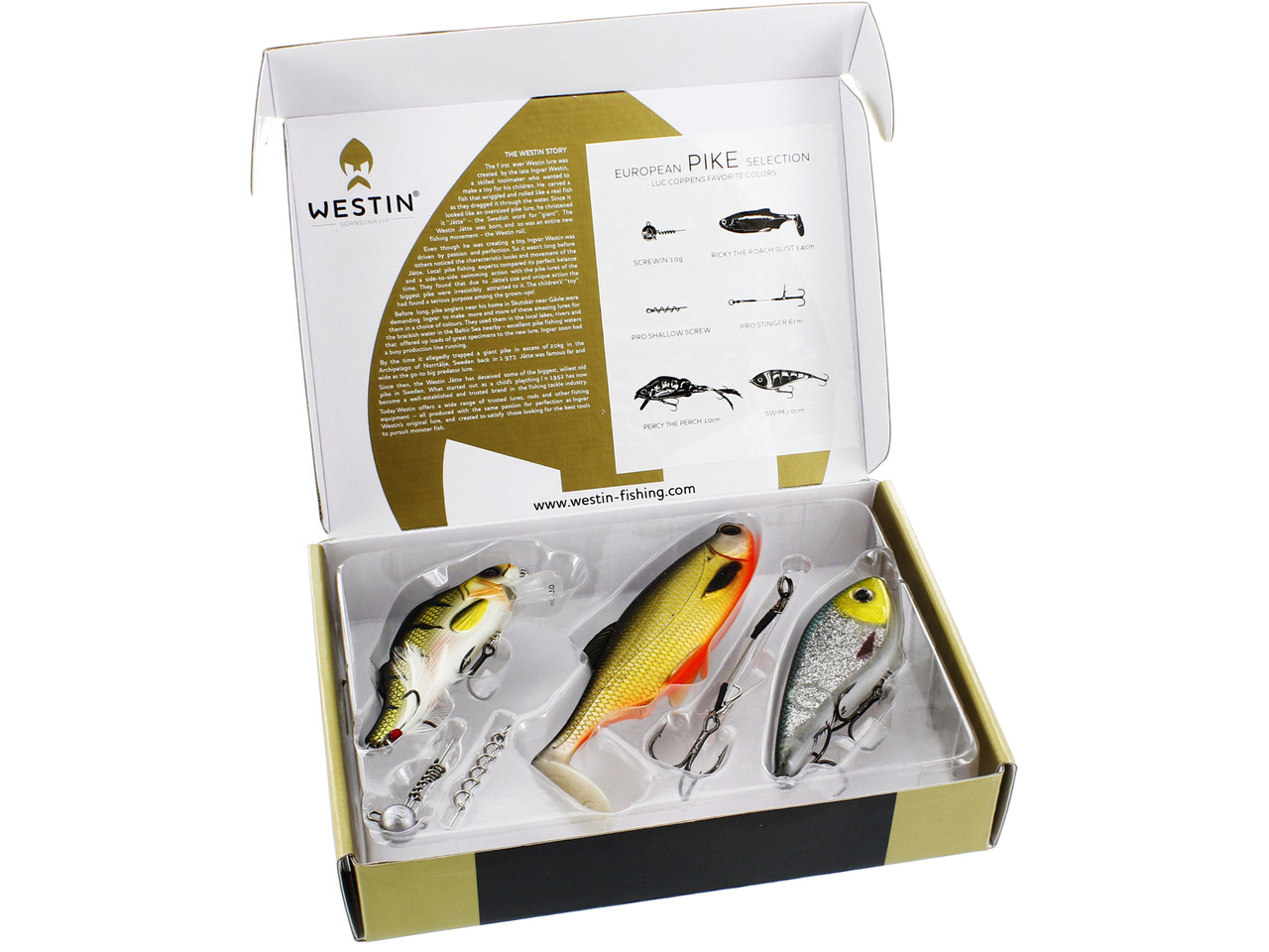 Набор Westin Gift Box European Pike Selection 2018 - Luc Coppens Favorite Colors Small (141639)
Набор Westin Gift Box European Pike Selection 2018 - Luc Coppens Favorite Colors Small (141639)
