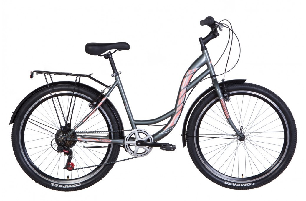 Велосипед ST 26 Discovery KIWI антрацитовый с розовым с багажником зад St, с крылом St 2021
Велосипед ST 26 Discovery KIWI антрацитовый с розовым с багажником зад St, с крылом St 2021