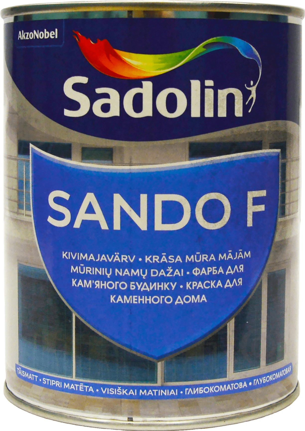 Краска Sadolin Sando F - глубокоматовая водная краска для бетона, бесцветная, BС, 0.93 л (5072949)
Краска Sadolin Sando F - глубокоматовая водная краска для бетона, бесцветная, BС, 0.93 л (5072949)