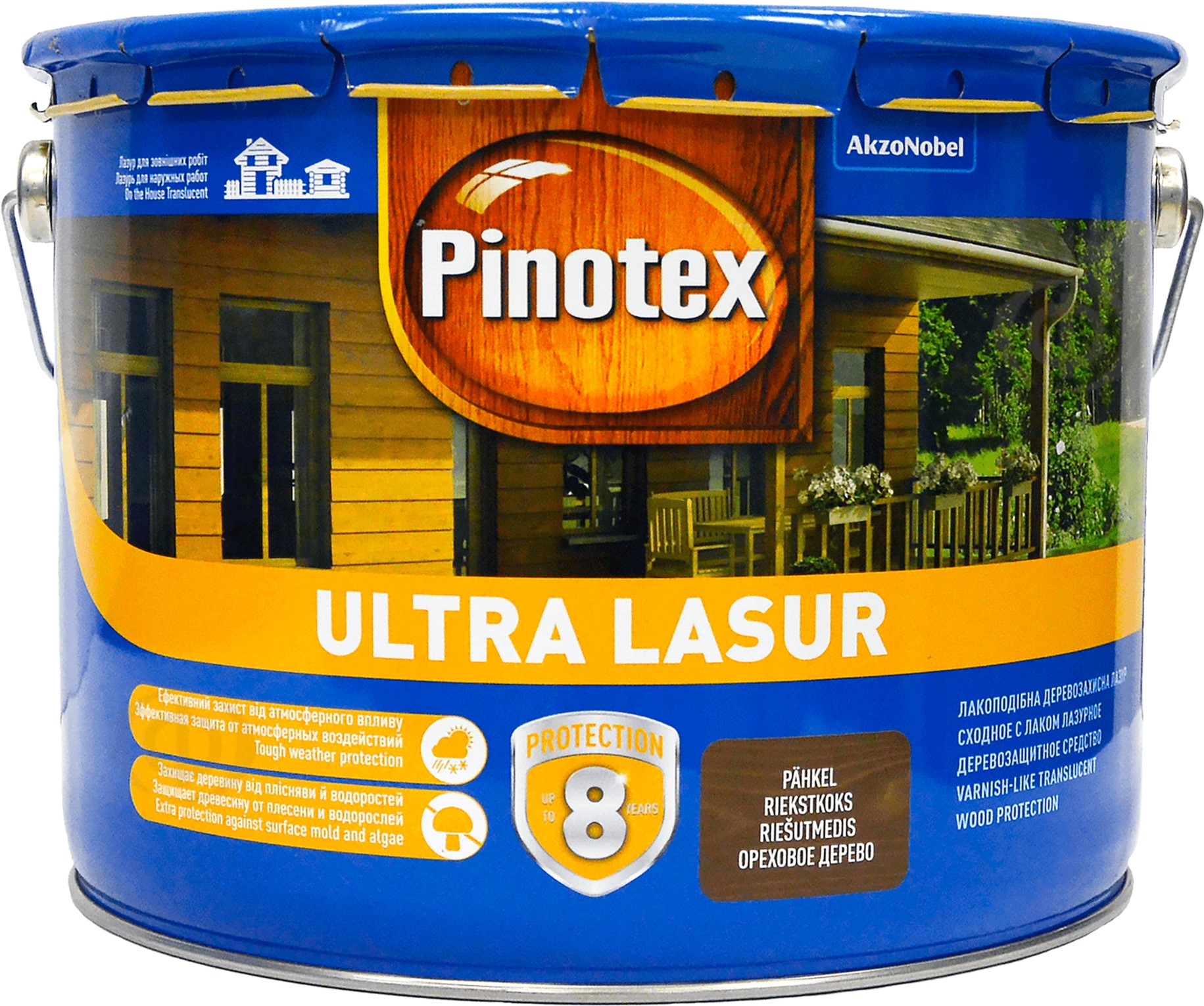 Лазурь Pinotex Ultra Lasur - полуматовая алкидная пропитка для дерева, лазурная, с декоративным эффектом, бесцветная, BC, 10 л (5302669)
Лазурь Pinotex Ultra Lasur - полуматовая алкидная пропитка для дерева, лазурная, с декоративным эффектом, бесцветная, BC, 10 л (5302669)