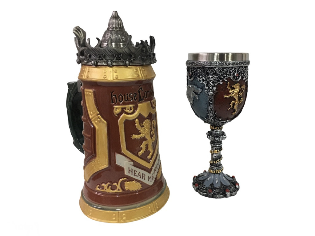 Подарочный Набор Кружка Игра Престолов Дом Ланнистеров и Winter Coming 650/200мл
Подарочный Набор Кружка Игра Престолов Дом Ланнистеров и Winter Coming 650/200мл