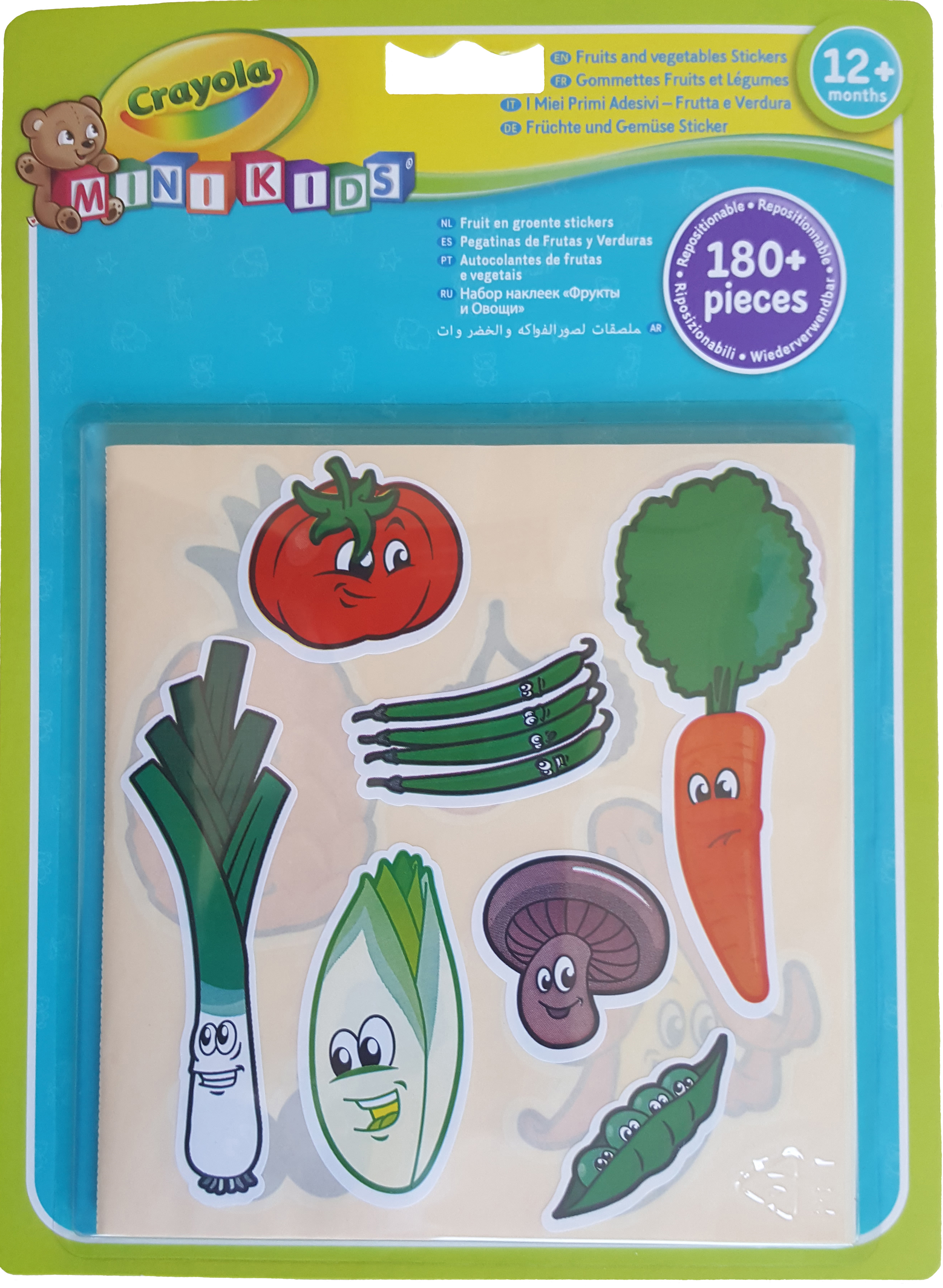 Набор стикеров Crayola Mini Kids Овощи и фрукты 180 шт (256405.024) (5010065201088)
Набор стикеров Crayola Mini Kids Овощи и фрукты 180 шт (256405.024) (5010065201088)