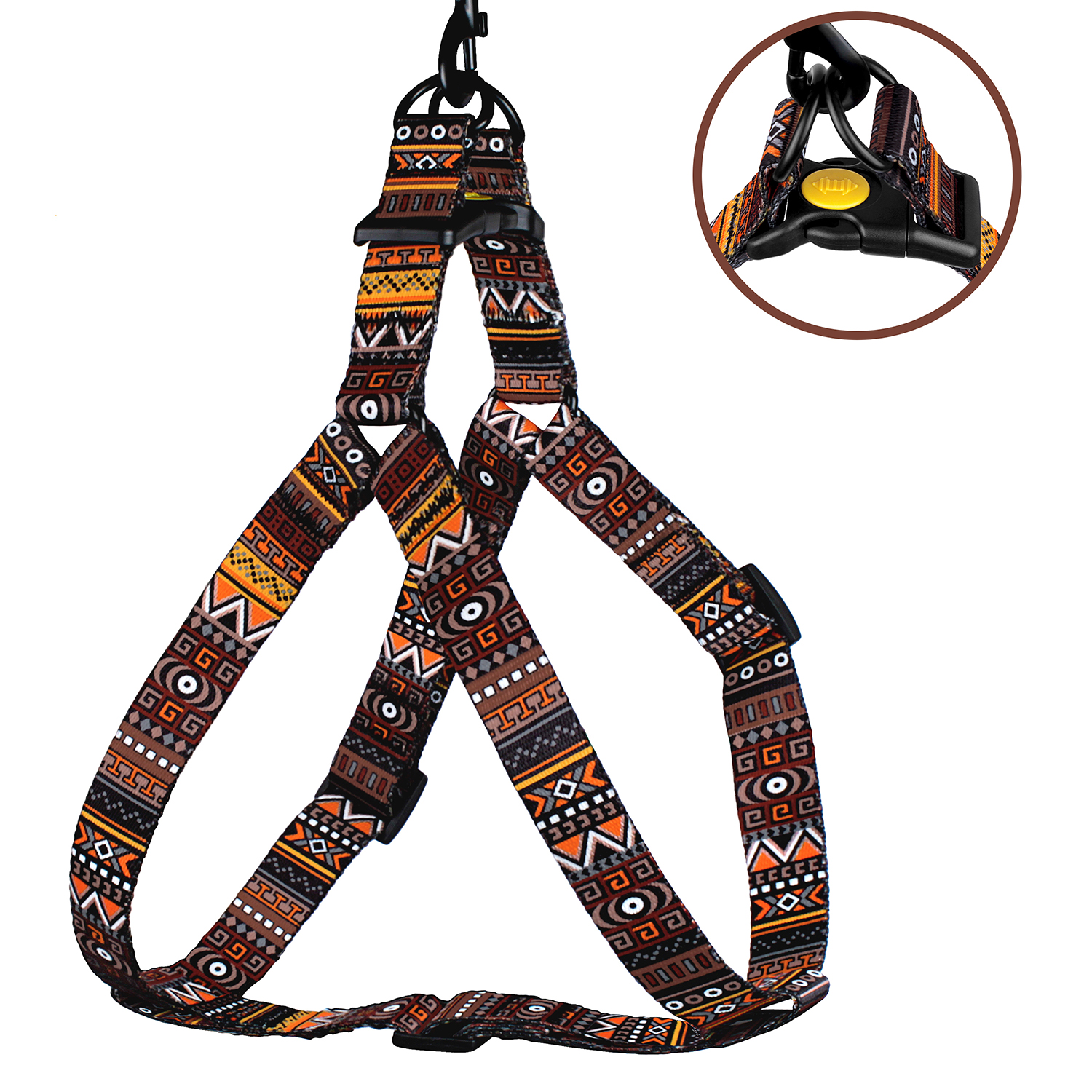 Шлея Для Собак BronzeDog Urban Tribal Этническая Нейлоновая Коричневая 20 мм 45-60 см (71/1385)
Шлея Для Собак BronzeDog Urban Tribal Этническая Нейлоновая Коричневая 20 мм 45-60 см (71/1385)