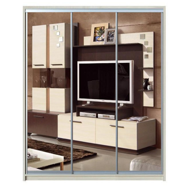 Шкаф-купе Zevs Трехдверный Зеркало ШК-5 190х60х240 дуб молочный 
Шкаф-купе Zevs Трехдверный Зеркало ШК-5 190х60х240 дуб молочный