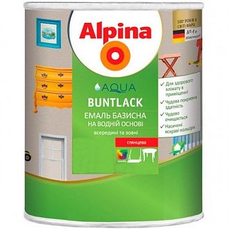Alpina Aqua Weisslack эмаль шелковисто-матовая Baza 1 - Белая 0,75л (есть выбор цветов)
Alpina Aqua Weisslack эмаль шелковисто-матовая Baza 1 - Белая 0,75л (есть выбор цветов)