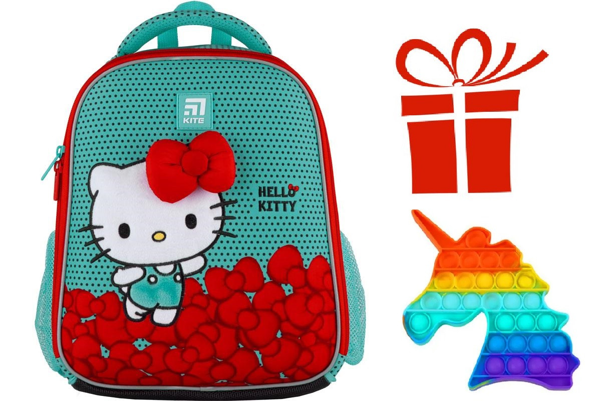 Рюкзак школьный каркасный Kite КІТЕ Education Hello Kitty HK21-555S + антистрес POP IT единорог в подарок
Рюкзак школьный каркасный Kite КІТЕ Education Hello Kitty HK21-555S + антистрес POP IT единорог в подарок