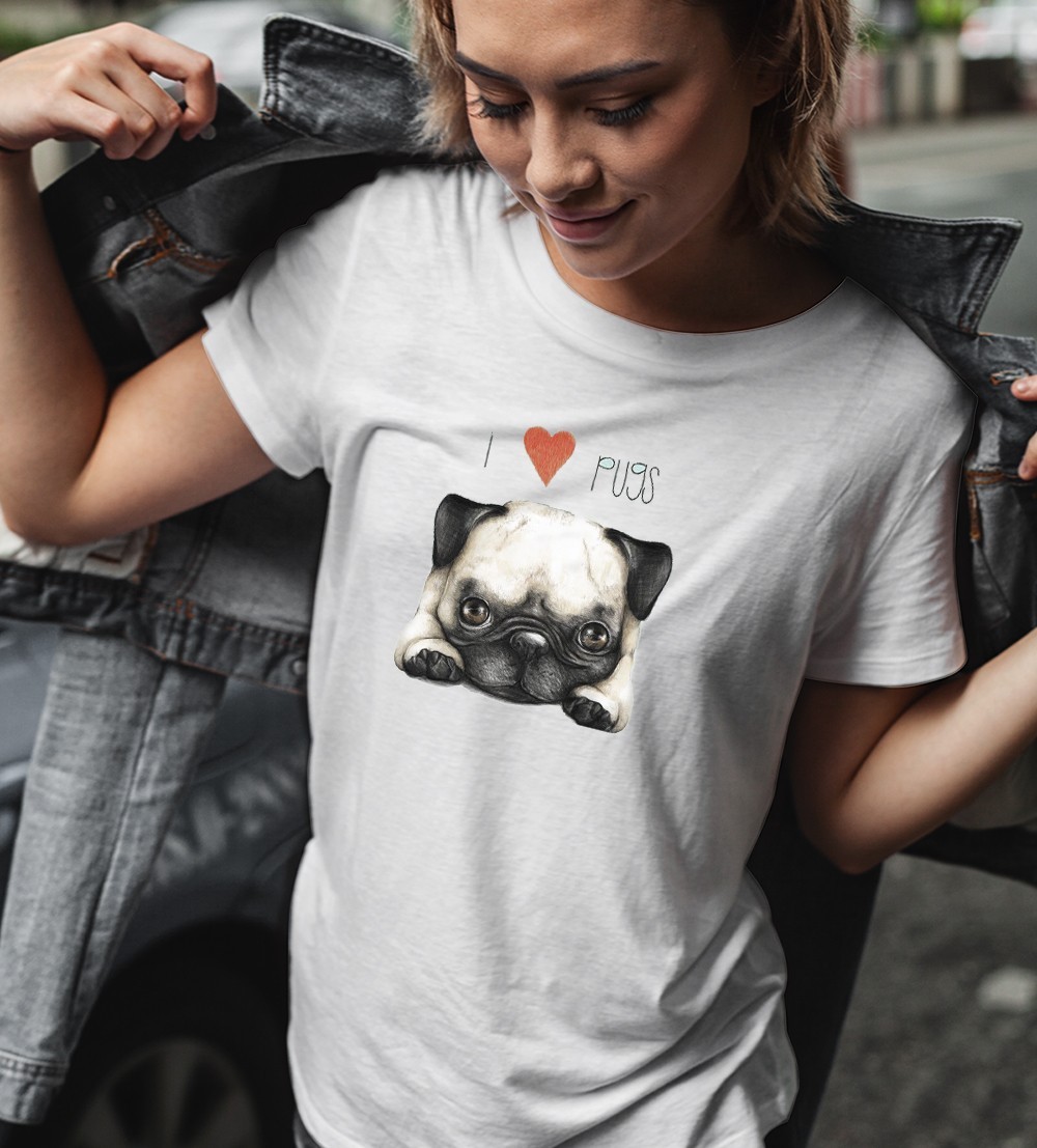 Футболка женская белая с принтом "I love Mops", размер . WallZoo, Футболка женская белая с принтом "I love Mops", размер L. WallZoo
Футболка женская белая с принтом "I love Mops", размер . WallZoo, Футболка женская белая с принтом "I love Mops", размер L. WallZoo