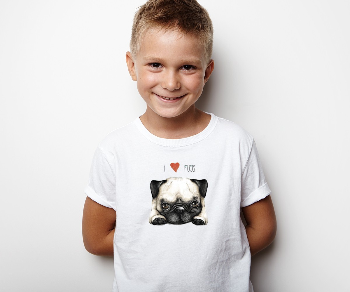 Футболка для мальчиков, белая с принтом "I love Mops". Рост 94 см (2 года) TM WallZoo. 100% хлопок.
Футболка для мальчиков, белая с принтом "I love Mops". Рост 94 см (2 года) TM WallZoo. 100% хлопок.