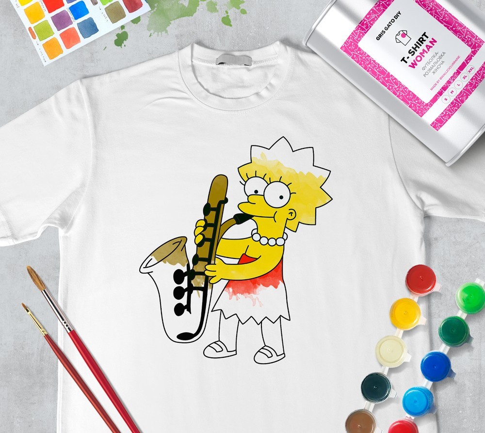 Футболка раскраска для женщин "Лиза Симпсон" Lisa Simpson" (+ краски) WallZoo белая, Футболка раскраска для женщин "Лиза Симпсон" Lisa Simpson" (+ краски) WallZoo белая s
Футболка раскраска для женщин "Лиза Симпсон" Lisa Simpson" (+ краски) WallZoo белая, Футболка раскраска для женщин "Лиза Симпсон" Lisa Simpson" (+ краски) WallZoo белая s
